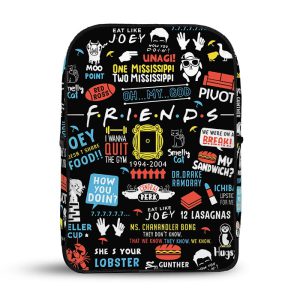 کیف کوله پشتی مخمل سریال زیبای فرندز-Friends Back Pack